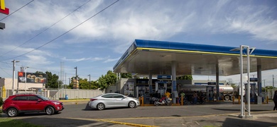 estacion de gasolina en managua