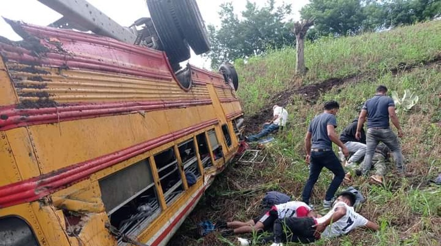 accidente bus susucayan futbol club