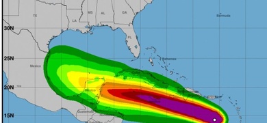 huracan beryl pasara por costas de colombia