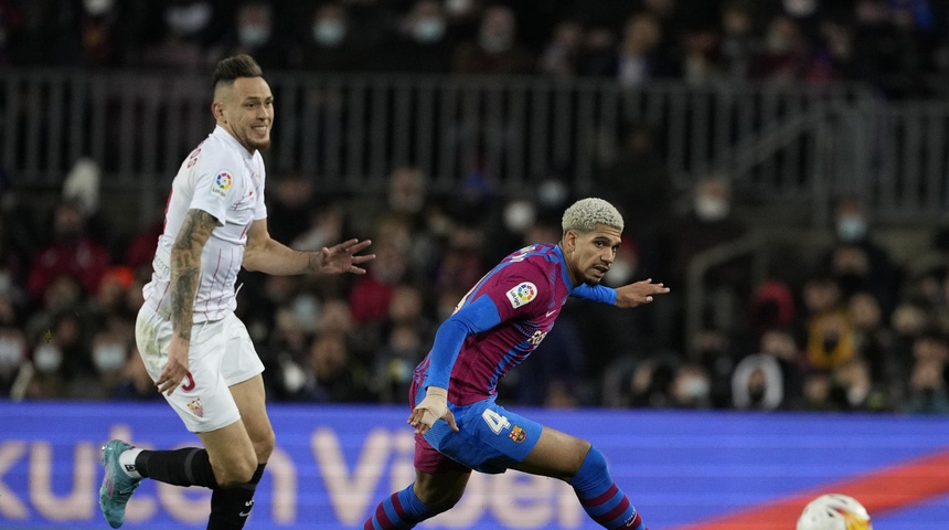 el barcelona contra sevilla en la liga