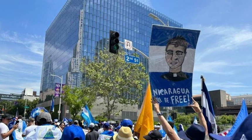 anuncian por nicaragua en los angeles eeuu