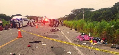 mueren nicaraguenses atropellados oaxaca mexico