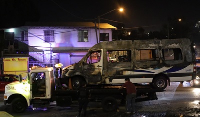 bus incendiado tijuana mexico