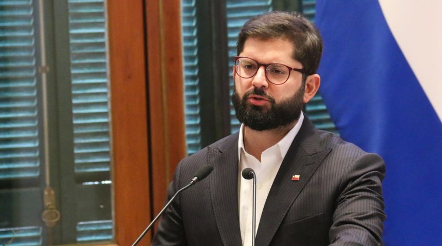 Fotografía de archivo del presidente de Chile, Gabriel Boric.