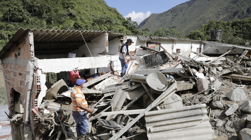 sobrevivientes avalancha quetame colombia