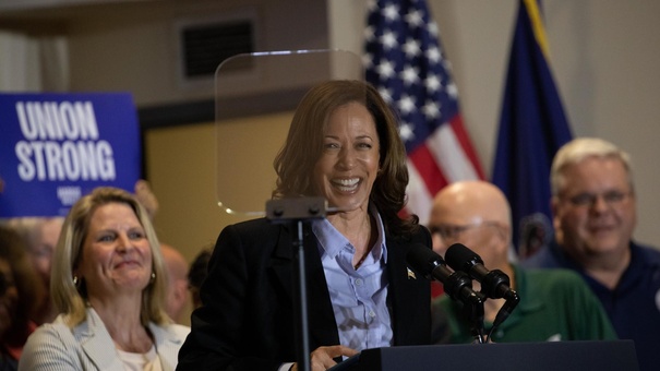 kamala harris discurso campana presidencial