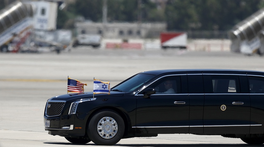 Llegada del presidente de EEUU, Joe Biden, a Israel.