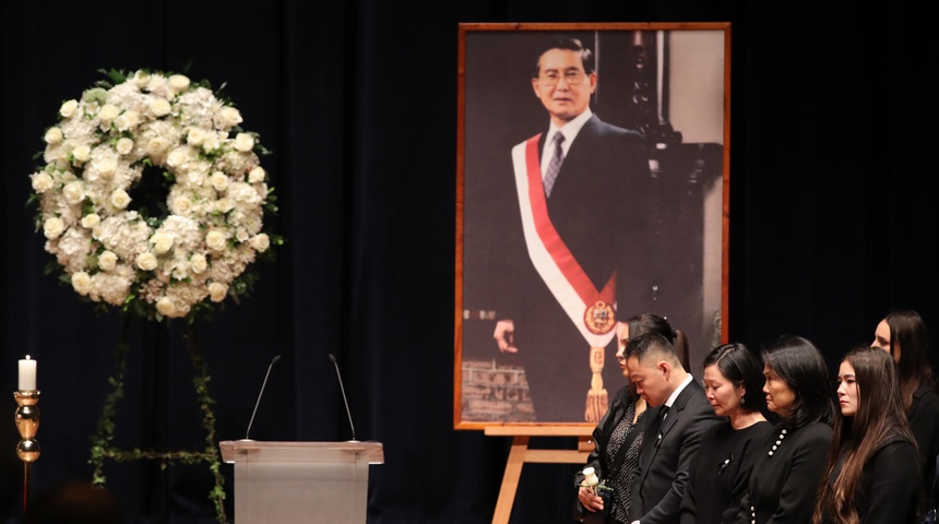 responso fallecido expresidente peru fujimori