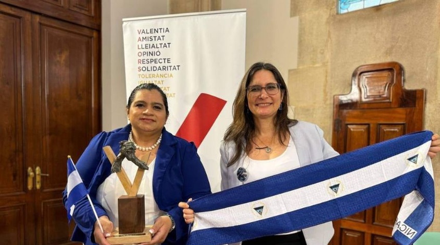 nueve abogados nicaraguenses ddhh reciben premio valors 2024 en cataluña