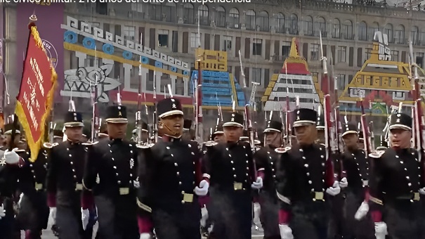 ejercito de rusia y nicaragua en desfile de independencia mexico