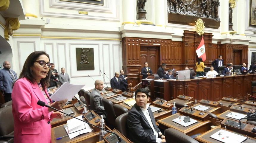 congreso peru secion plenaria delanto elecciones