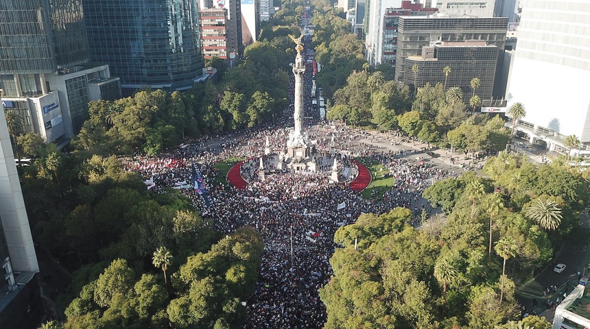 mexico marcha apoyo presidente lopez obrador