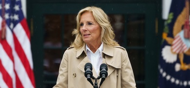 jill biden gira estados campana voto militares