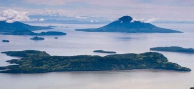 vista del golfo de Fonseca