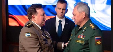 ministro defensa rusia  y jefe ejercito nicaragua