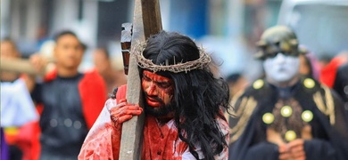 viacrucis en viernes santo honduras