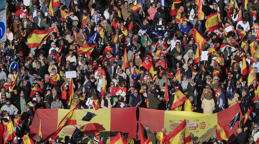 manifestaciones contra ley amnistia espana