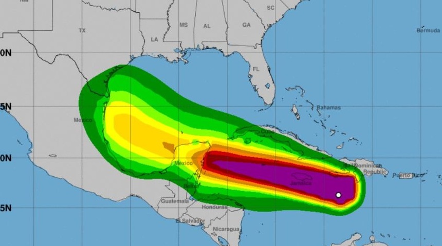 huracan beryl mantiene trayectoria a mexico