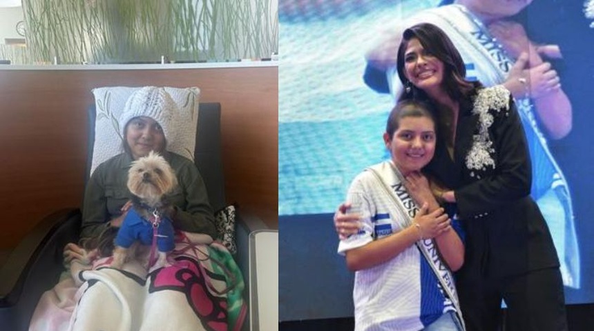 nina nicaraguense supera cancer y conoce a sheynnis palacios