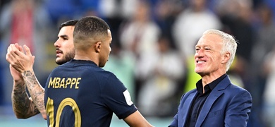 mbappe con deschamps