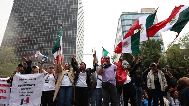 trabajadores poder judicial protestas mexico