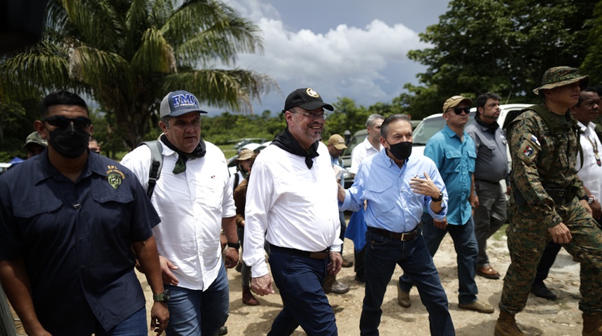 presidentes costa rica panama visitan el darien