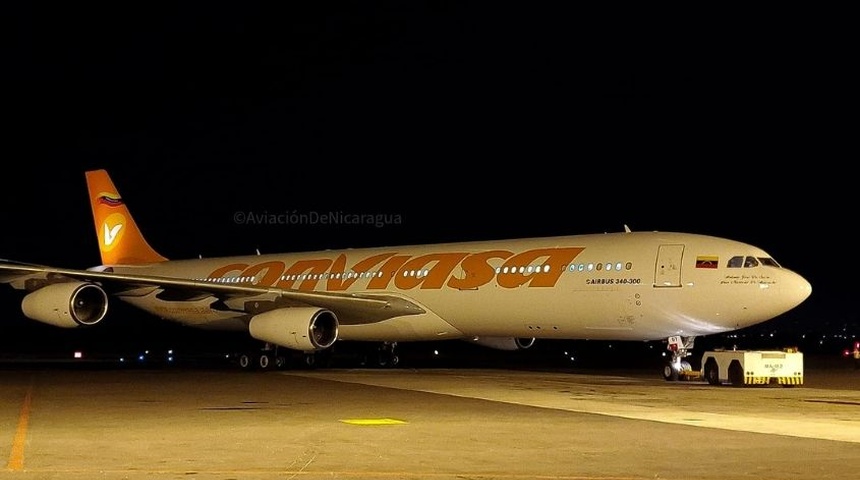 vuelo conviasa de cuba a nicaragua