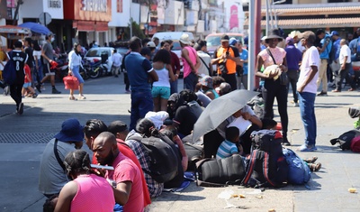 migrantes varados en frontera sur mexico