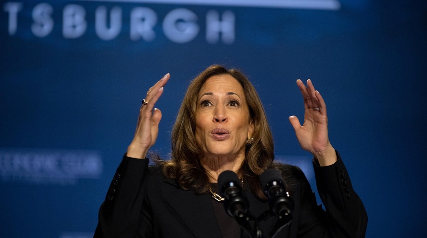 kamala harris ventaja democrata reduce