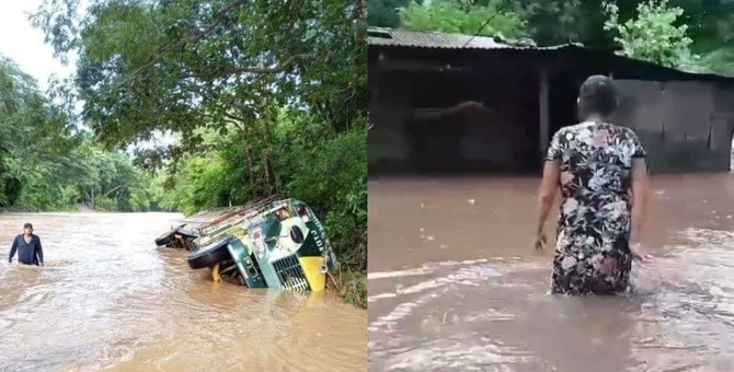 bus rivas arrastrado corrientes lluvias nicaragua