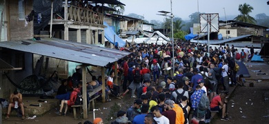 migrantes darien colombia panama