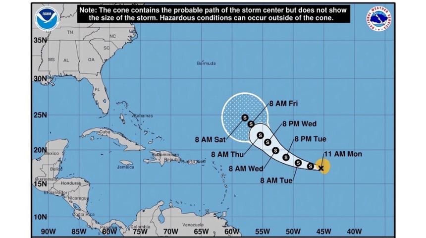 tormenta tropical philippe