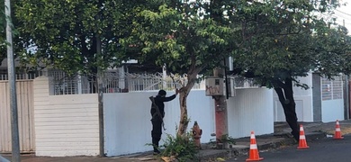 edificio pintado cpdh nicaragua