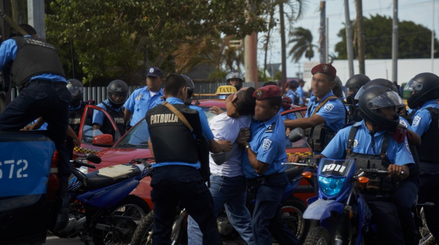 policia agresiones opositores nicaraguenses