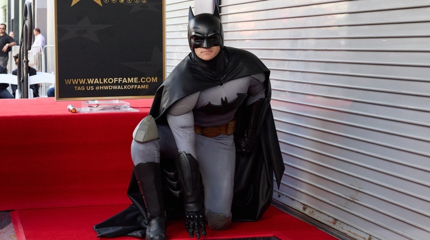 batman estrella paseo fama hollywood