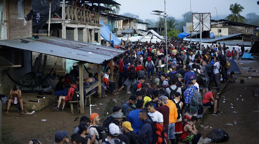 migrantes darien colombia panama