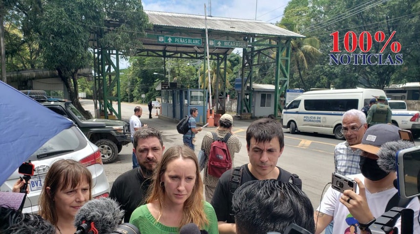 caravana internacional llega a peñas blancas