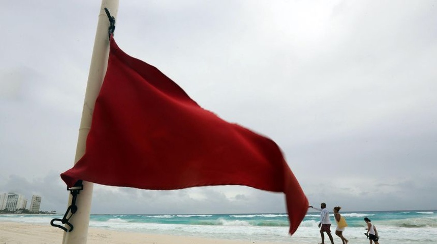 tormenta tropical helene playa cancun