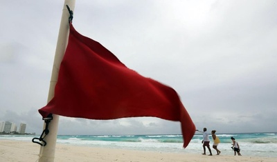 tormenta tropical helene playa cancun