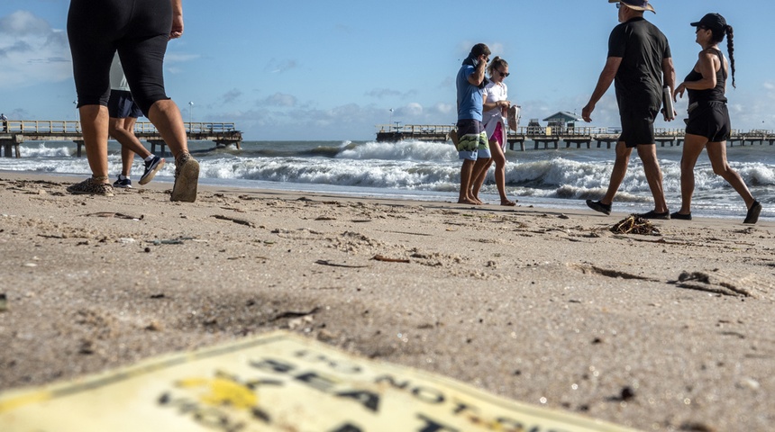 tormenta tropical nicole por florida