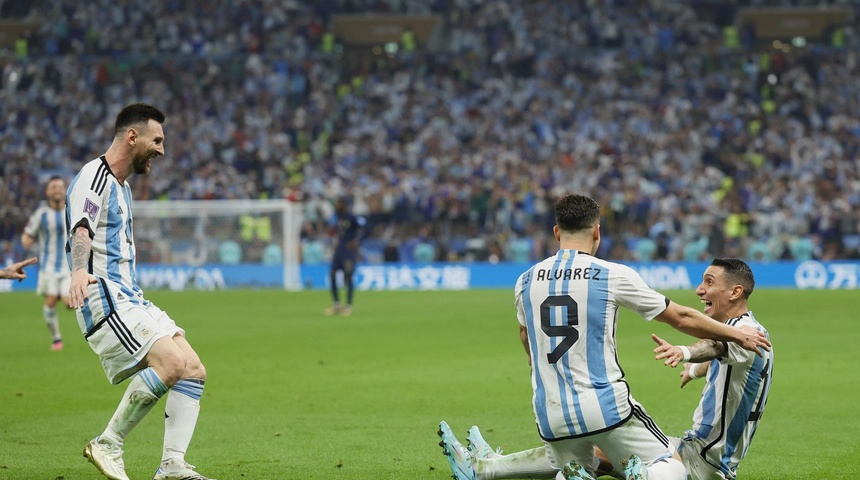 leo messi di maria anotan gol francia