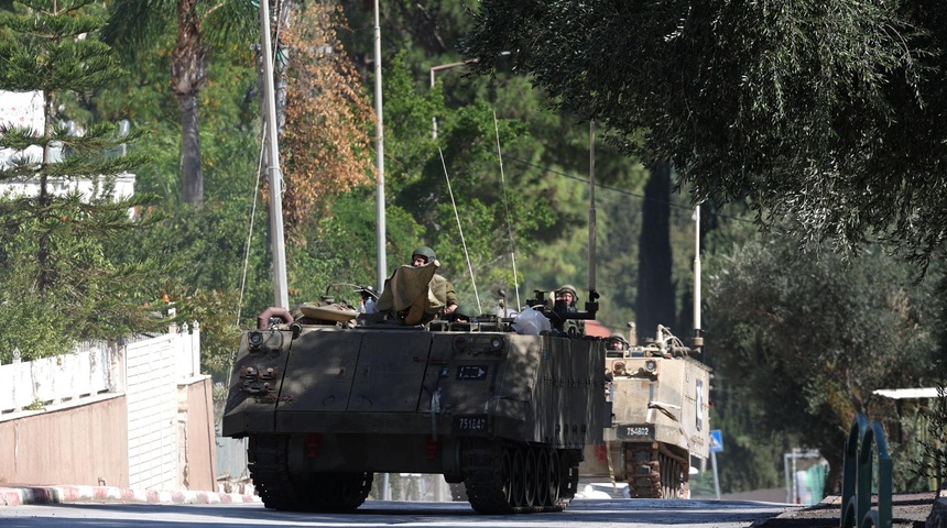 blindados israelies frontera libano