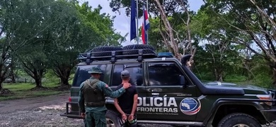 nicaraguense detenido por policia costarricense