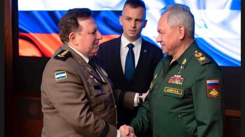 ministro defensa rusia  y jefe ejercito nicaragua