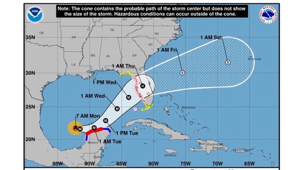 huracan milton pronostico florida