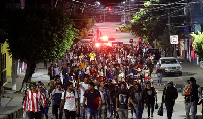 caravana migrantes centroamericanos hacia eeuu