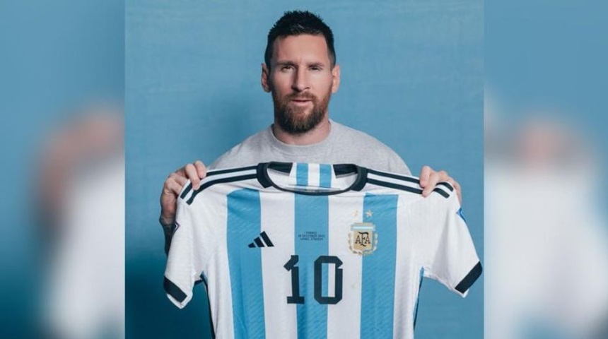 subastan camisetas messi usadas qatar