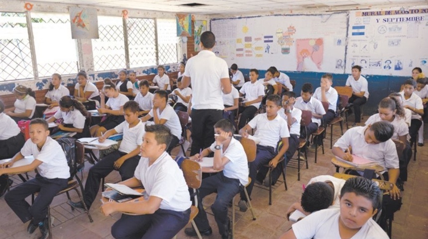 aulas clases alumnos nicaragua