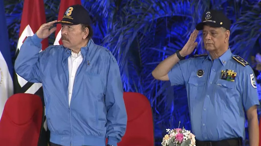 daniel ortega ascenso policia nacional