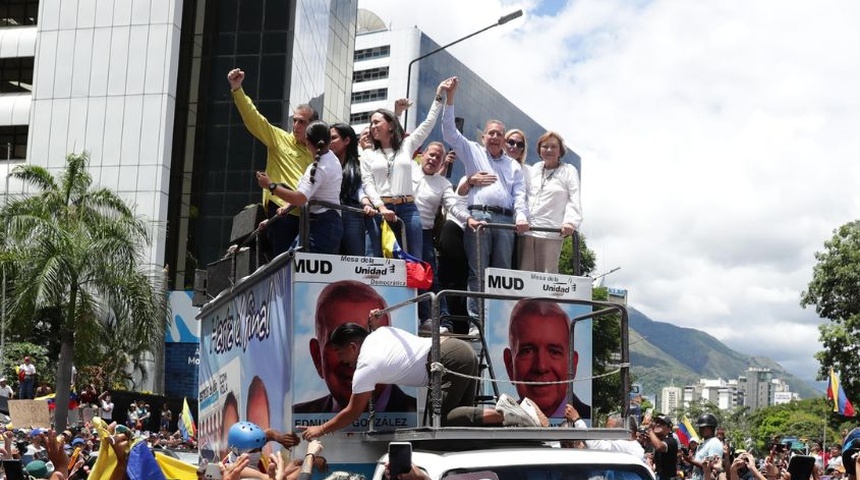 venezolanos manifestacion contra fraude electoral